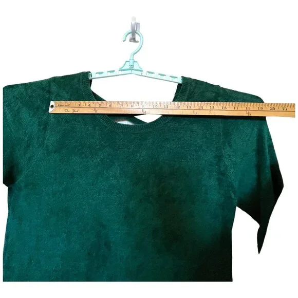 Torrid Women's Green Cage Back Tunic Size 2 Rayon/Nylon Blend - Picture 10 of 14